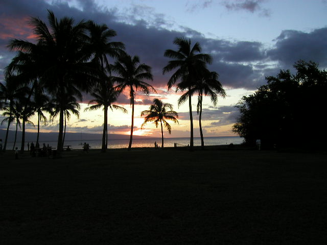 Kaanapali Sunset, October 2002